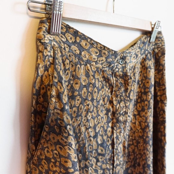 WILFRED Animal Midi Skirt Summer Aritzia - Picture 4 of 7